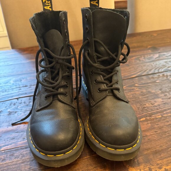 Dr. Martens Shoes - Dr. Martens Black Leather Boots